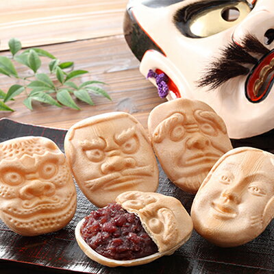 【ふるさと納税】銘菓 備中神楽面最中 15個入り［ 三宅製菓本店 ］岡山 高梁 菓子 和菓子 最中 粒あん お菓子 スイーツ