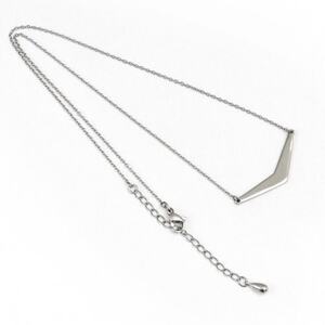純チタンバーネックレス(V字)42cm【1645491】