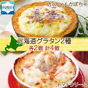 【ふるさと納税】 グラタン 2種 坊ちゃんかぼちゃ 230g チキン トマトクリーム 300g 各2個 計4個 惣菜 おつまみ レンジ おかず 時短 冷凍 食品 手軽 北海道産 お取り寄せ 北海道 札幌市