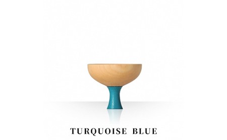 Guinomi Sake Cup　HAI KISEN（SHORT series） TURQUOISE BLUE