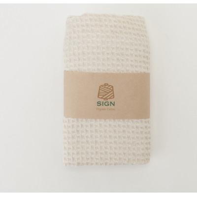 ふるさと納税 豊中市 【ナチュラル】オーガニックコットン麻混ワッフルクッションカバー45*45 |  | 03