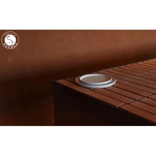 1616/ TY Round Plate 160 & 200 Grey 各2枚セット【1616/arita japan】有田焼 食器 器 うつわ 皿 プレート グレー シンプル シック モダン ギフト eb058