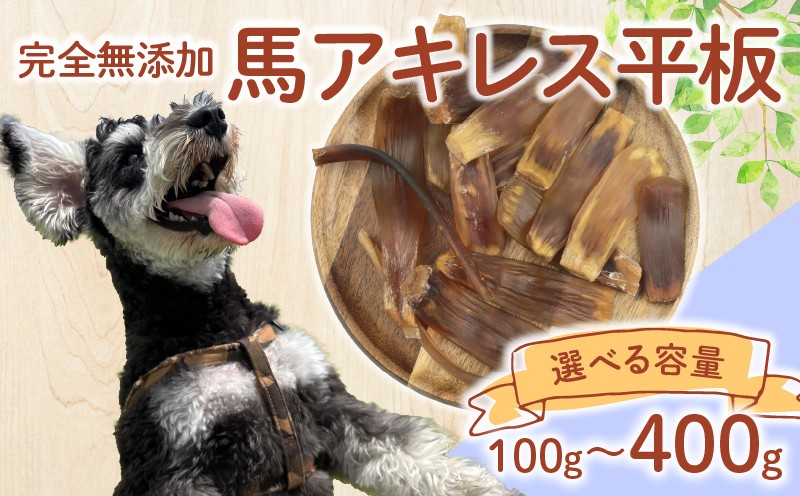 
            ドッグフード 馬アキレスショート平板 選べる容量 100g～400g【 馬 ドックフード アキレス ショート 平板 ペット おやつ ペット用品 犬用 無添加 無着色 国内製造 安心 安全 自然食品 ケーティーコモディティ KT 新潟県 新発田市 KT031P 】
          