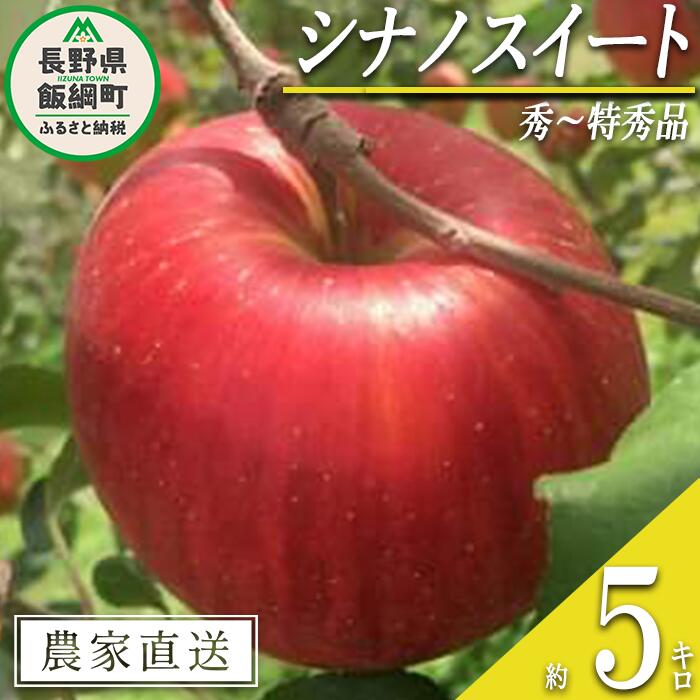 【ふるさと納税】 りんご シナノスイート 秀 〜 特秀 5kg 中村ファーム 沖縄県への配送不可 令和7年度収穫分 長野県 飯綱町 〔 信州 果物 フルーツ リンゴ 林檎 長野 16000円 予約 農家直送 〕発送時期：2025年10月中旬〜2025年11月上旬