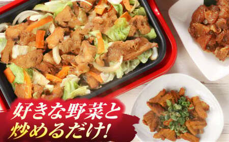 鶏肉を使った岐阜県の郷土料理「ケイチャン」セット 計8袋（味付豚焼肉・豚ホルモン付）鶏肉 豚肉 ケイチャン 焼肉 ホルモン ほるもん 岐阜 白川町 / 白川町農業開発[AWAH001]