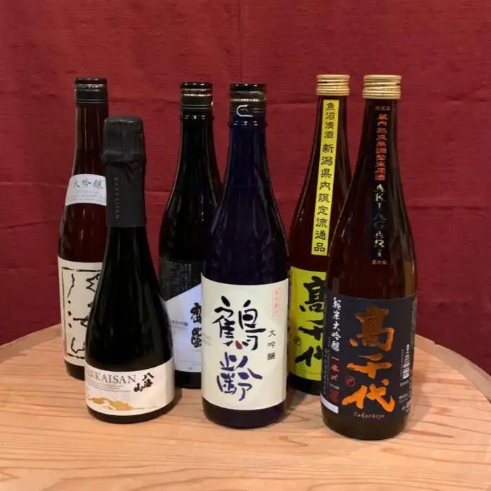 吟撰! おまかせ お楽しみセット(720ml×6本)【おまかせ お楽しみ 四合瓶 6本 セット 日本酒 720ml 新潟 地酒 厳選 晩酌 熱燗 お酒 酒 さけ お中元 お歳暮 贈答】