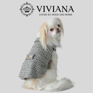 犬 服 ドッグウェア「VIVIANA」2ndAnniversaryベスト（Black）|犬用 服 ペット犬 ドッグ ペット用品 愛犬 ファッション 秦野 神奈川