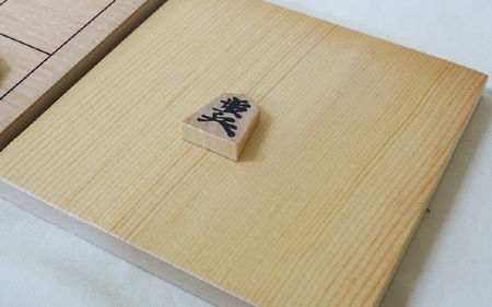 棋になる折れ盤Ⅱ【蝶番がない折り盤】将棋駒駒台付フルセット