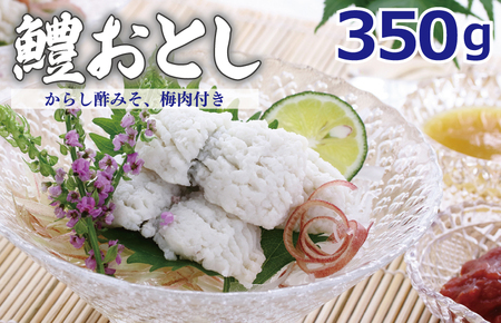 鱧おとし 350g【からし酢みそ 梅肉付き】