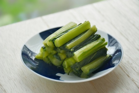 岡本商店の野沢菜漬食べ比べセット 約700g×3個（冷蔵）｜ 漬物 野沢菜漬け 野沢菜 長野県 木島平村 信州