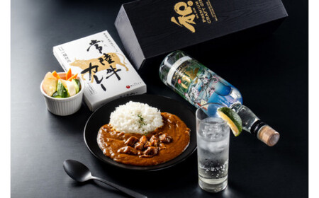 【明利酒類×肉のイイジマ】クラフトジン＆常陸牛カレー（ZZ-3）