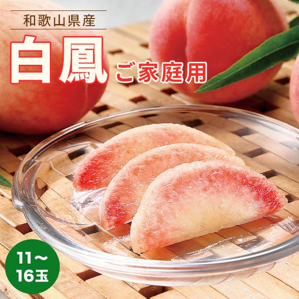 【ふるさと納税】和歌山県産 白鳳 桃 11～16玉入り 訳あり ご家庭用 数量限定［2026年6月下旬以降発送］［MG91］ | 果物 もも モモ 果実 和歌山県 和歌山 九度山町 楽天ふるさと 納税 返礼品 支援 白鳳 桃 くだもの お取り寄せ ご当地 フルーツ 特産品 名産品 旬の果物