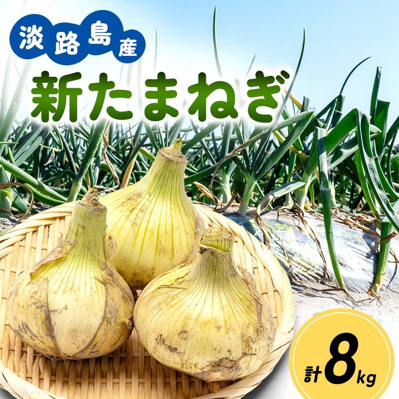 
                  淡路島産 新たまねぎ 8kg 新玉ねぎ タマネギ 甘い 野菜 玉ねぎ 旬の野菜 季節の野菜 兵庫県 洲本市 淡路島 [№5395-0314]
                