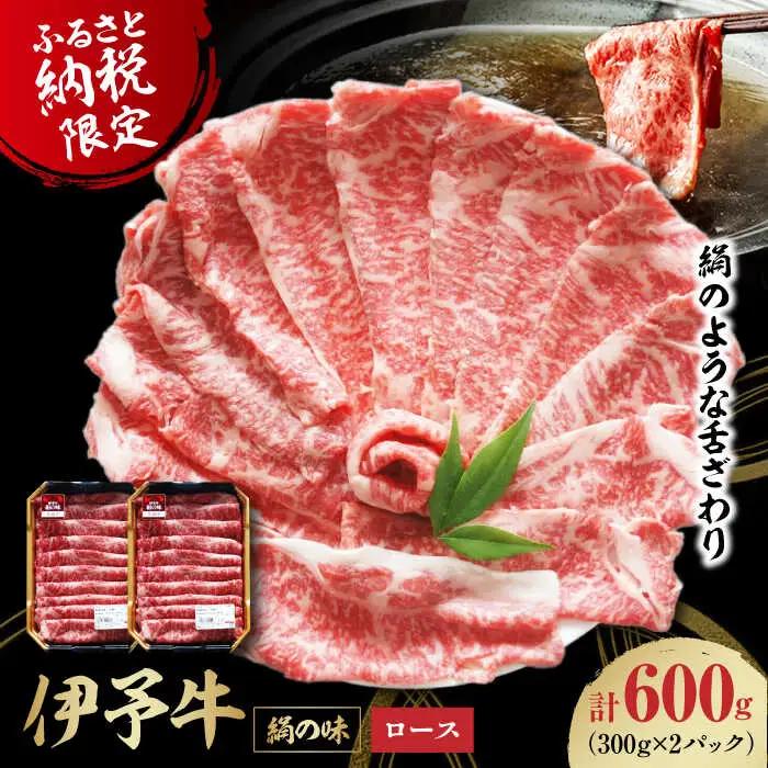 伊予牛 ロース 600g 牛肉すき焼き [AGAB003] すき焼き