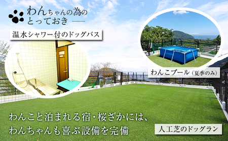 【30,000円分】わんこと泊まれる天然温泉の宿 桜ざか 宿泊補助券 河津峰温泉 ペット 河津町 静岡 伊豆 宿泊券 旅行 観光 温泉 国内旅行