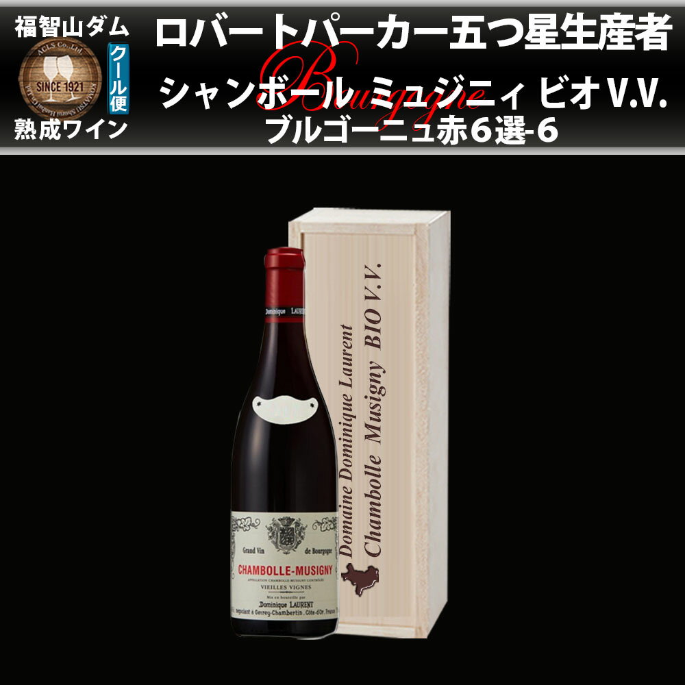 【ふるさと納税】FD566 福智山ダム熟成 五つ星生産者ブルゴーニュ赤6選-06 ドミニクローラン シャンボール ミュジニィ ビオ V.V. 750ml×1本 ワイン 赤ワイン お酒 酒 アルコール ぶどう ブドウ 葡萄 飲料 冷蔵 福岡県 直方市 送料無料