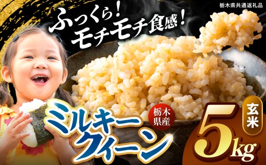 【先行予約】令和8年度産 玄米 約5kg ミルキークイーン | 真岡市産 米 お米 こめ 玄米 ご飯 ごはん もちもち ミルキークイーン 限定 ふるさと納税  栃木県 真岡市 送料無料