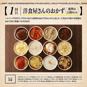 惣菜 【6ヶ月定期便】まちの洋食屋さんのおかずセット 惣菜