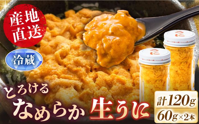 
            数量限定！壱岐の生うに 60g×2本《壱岐市》【大幸物産】生ウニ 生雲丹 うに ウニ 雲丹 希少 産地直送 冷蔵配送 30000円 30000  [JEH027]
          