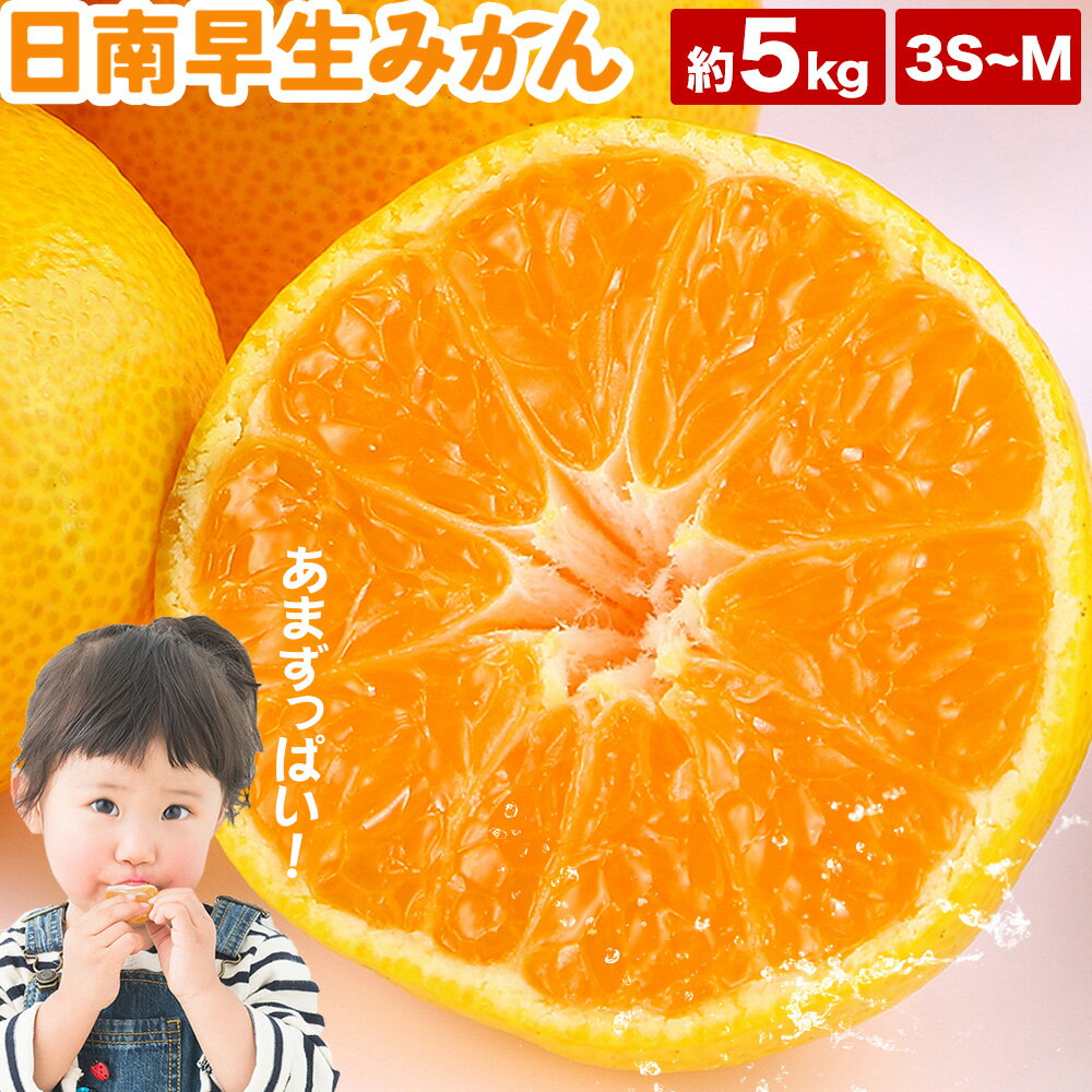 【ふるさと納税】【2026年先行予約】みかん 日南早生みかん 早生 みかん 約5kg 3S-Mサイズ どの坂果樹園《10月中旬旬-10月下旬頃出荷》和歌山県 日高町 産地直送 柑橘類 みかん 旬 フルーツ 果物 柑橘 送料無料