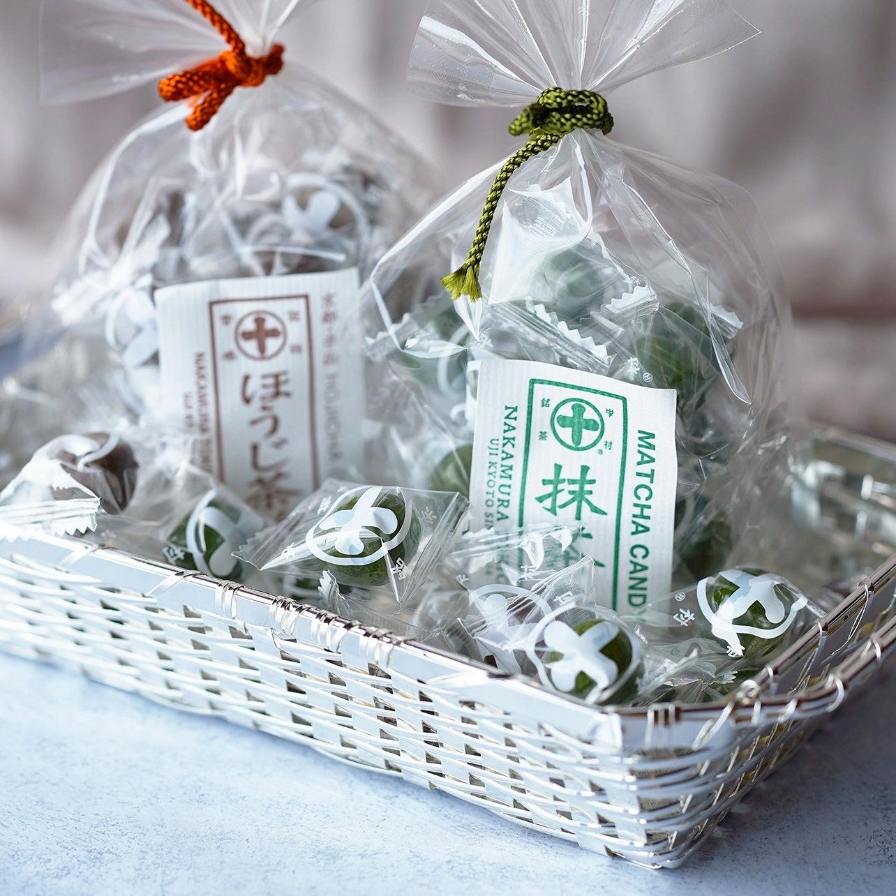【ふるさと納税】【中村藤吉本店】抹茶飴とほうじ茶飴（2種各3袋） | 菓子 食品 おすすめ 送料無料