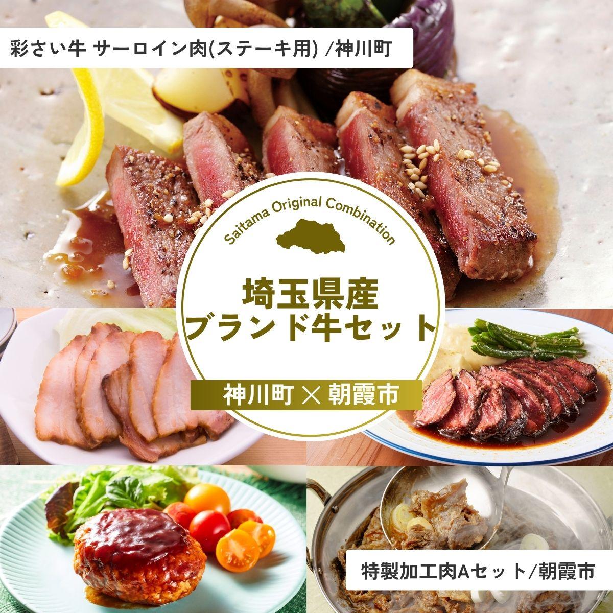 【ふるさと納税】埼玉県産ブランド牛セットA | 牛肉 サーロイン ステーキ 彩さい牛 ブランド牛 ローストポーク ローストビーフ チャーシュー ハンバーグ 埼玉県 埼玉県庁