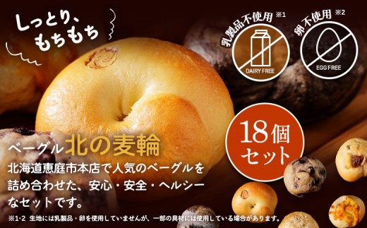 「北海道放牧豚ショルダーベーコンとモモハムブロック」とトモヱベーグル「北の麦輪」18個セット
