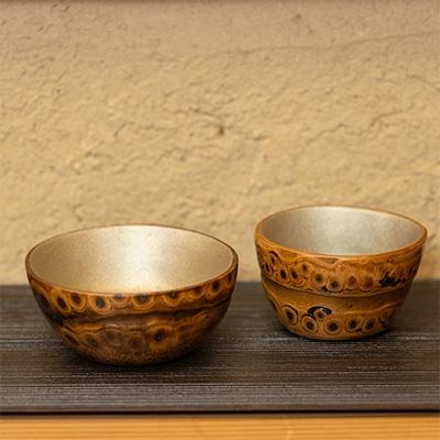 ふるさと納税 長岡京市 京都長岡京産　根竹の盃　2個セット