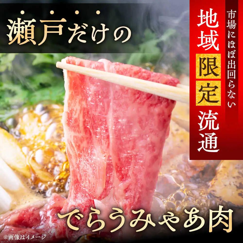 【全3回定期便】瀬戸山麓牛赤身スライス1.2kg（600g×2P）/ 牛肉 お肉 国産 冷凍 [BBBQ079]