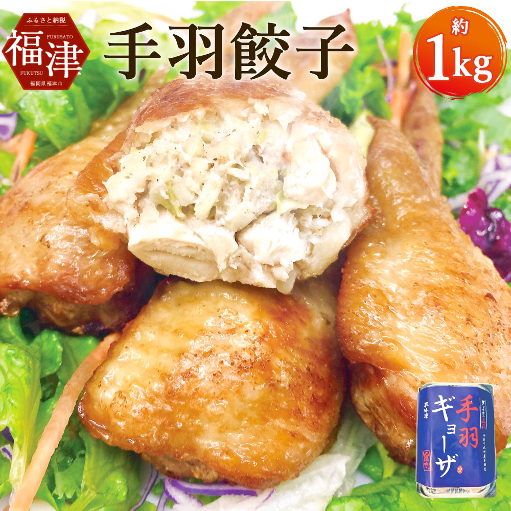 【ふるさと納税】手羽餃子 約1kg 約250g×4パック 冷凍 餃子 ぎょうざ ギョーザ 手羽先 惣菜 おつまみ 中華惣菜 点心 中華 中華点心 国産 送料無料 [H4316]