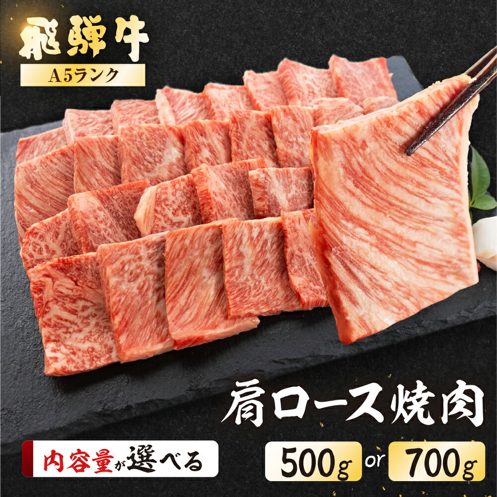 【ふるさと納税】【最高級】 飛騨牛 A5ランク 肩ロース焼肉 500g 700g 冷蔵 下呂温泉 おすすめ 牛肉 肉 和牛 赤身 人気 ブランド牛 肉ギフト 国産 贈答品 焼肉用 バーベキュー ギフト 30000円 40000円 岐阜県 下呂市