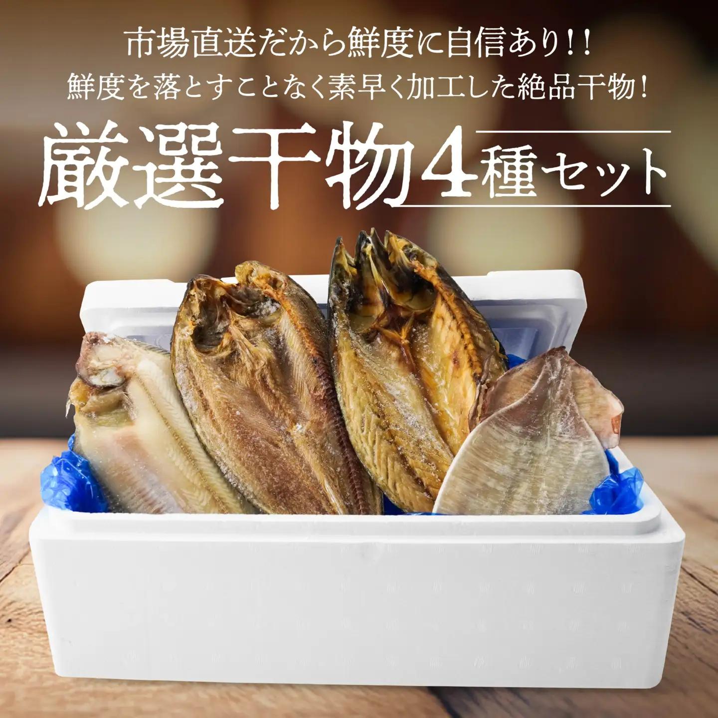 厳選 干物 セット イカ 鯖 真ホッケ オイランガレイ 一夜干し　