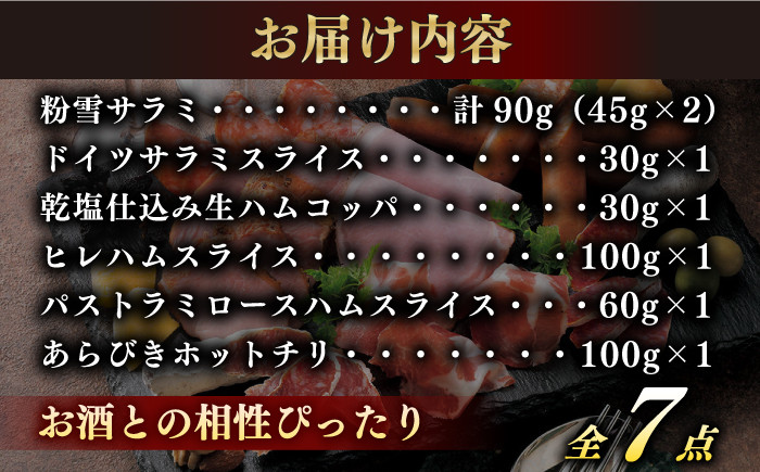 ハム サラミ ソーセージ おつまみ 生ハム あらびき ホットチリ 晩酌 つまみ