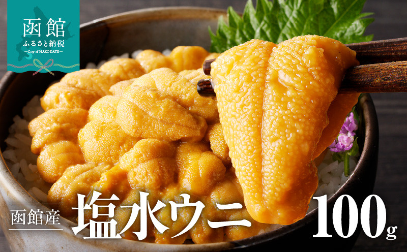 
                  函館朝市 弥生水産 函館産 塩水ウニ 100g 1パック 冷蔵 塩水 うに 新鮮 割りたて とろける 舌触り 甘味 旨味 何もつけずに そのまま 漁師 ウニ漁 期間限定 数量限定 魚介 ウニ丼 酒の肴 おつまみ 北海道 函館 送料無料 お取り寄せグルメ_HD032-045
                