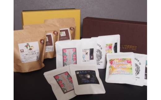 
                  あやめ（多賀城市花）セットA（ドリップコーヒーパック１０袋セット＆ブレンドコーヒー（珈琲豆）３袋セット）　【04209-0101】
                