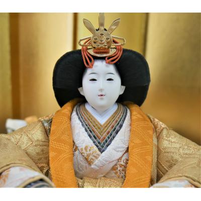 ふるさと納税 小野市 雛人形　京三五親王「正絹袋帯〜GOLD〜」オリジナル金襴敷　No.35-514 |  | 03