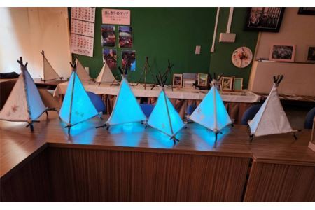 No.574 阿字和紙を使った行燈