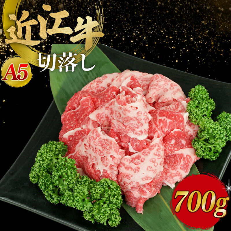 【ふるさと納税】 近江牛 切落し 700g A5 ランク 牛肉 肉 赤身 黒毛和牛 和牛 ブランド 国産 国産牛 国内産 すき焼き 切り落とし 切り落し 冷凍 贈り物 贈答 プレゼント ギフト 神戸牛 松阪牛 に並ぶ 日本三大和牛 肉のげんさん 滋賀 彦根