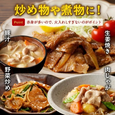 「かごしま黒豚さつま」ウデ肉切落し1.5kg【配送不可地域：離島】