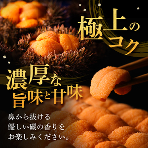 【お試し用】≪氷温熟成≫生うに(天然バフンウニ)　計200g_H0009-001