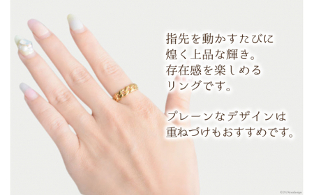 K18 喜平リング(S) イエローゴールド 18号 [シエロ 山梨県 中央市 21470929-l] 喜平 指輪 リング  キヘイ 幅広 地金リング 18k 18金  ユニセックス No.js1720