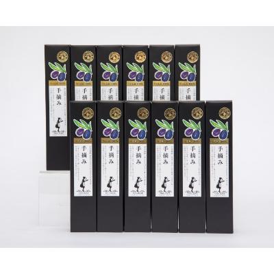ふるさと納税 小豆島町 小豆島産100%　エキストラバージンオリーブオイル[手摘み]182g×12本セット