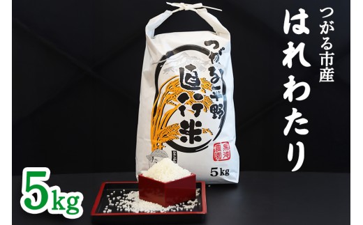 つがる市産「はれわたり」5kg｜2025年産 はれわたり 白米 お米 米 コメ 精米 農家 特A 青森 [0941]