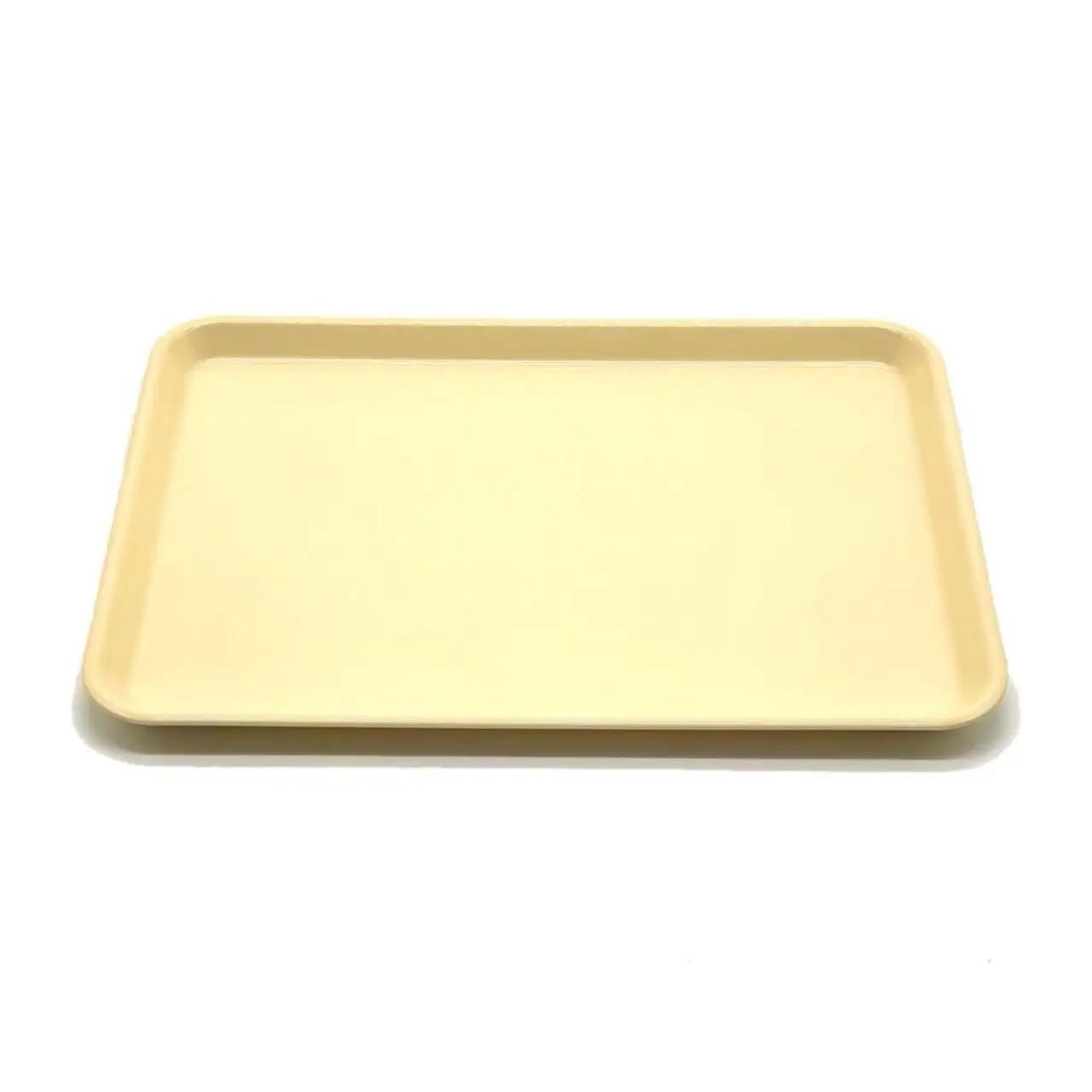 NICO トレイ ［アイボリー 単品 1枚］トレー 食洗機対応 電子レンジ 滑り止め かわいい 33cm