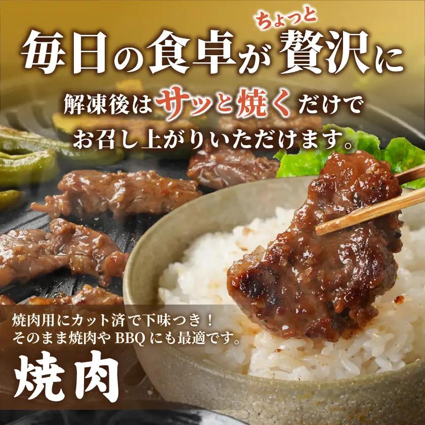 牛ヒレタレ漬け1.2kg(焼肉用カット)〔11-3302〕_(都城市) 