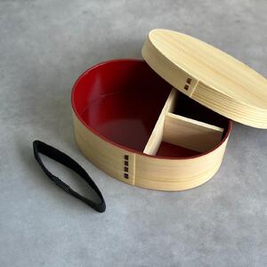 曲げわっぱ 弁当箱 白木 内朱 紀州漆器 伝統工芸