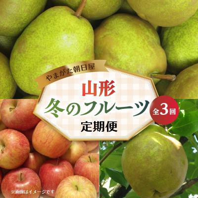 ふるさと納税 大江町 やまがた朝日屋 やまがた冬のフルーツ定期便【全3回】 065-T03