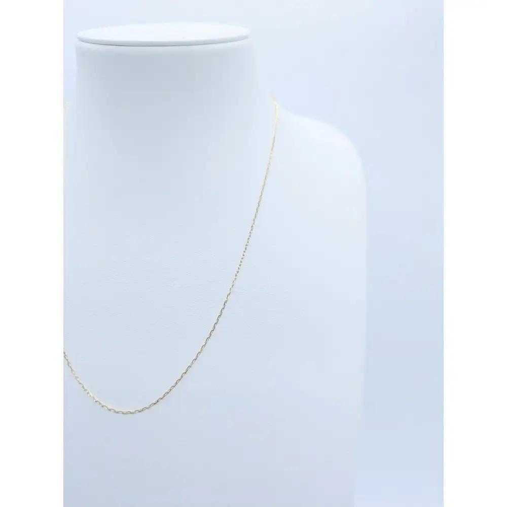【18金イエローゴールドネックレス グリームカット長小豆0.3 50cm】 ｜k18 ゴールド ネックレスアクセサリー