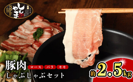 豚肉 シャブシャブ セット 約2.5kg [usn003] 豚しゃぶ