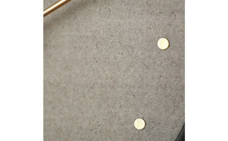 はなもっこ 掛時計 淡墨　ブラック